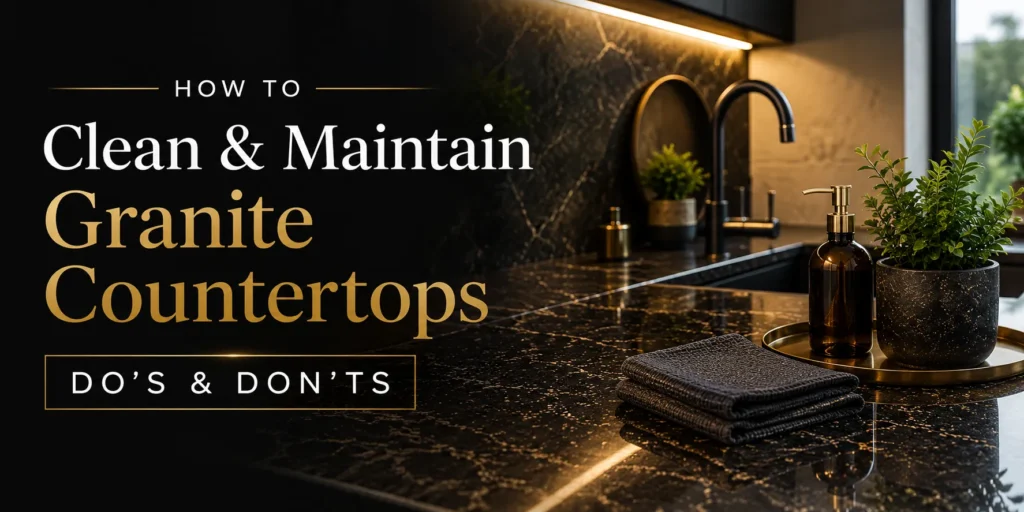 How to Clean and Maintain Granite Countertops: Do’s and Don’ts